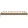 Taupe gray fabric bed frame 120x200 cm by vidaXL, Beds and slatted bases - Ref: Foro24-3120602, Price: 111,53 €, Discount: %