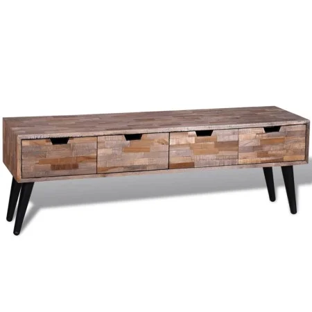 TV console cabinet with 4 recycled teak drawers by vidaXL, TV Furniture - Ref: Foro24-241710, Price: 174,19 €, Discount: %
