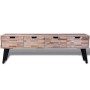 TV-Konsolenschrank mit 4 Schubladen aus recyceltem Teakholz von vidaXL, TV-Möbel - Ref: Foro24-241710, Preis: 176,41 €, Rabat...