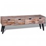 TV-Konsolenschrank mit 4 Schubladen aus recyceltem Teakholz von vidaXL, TV-Möbel - Ref: Foro24-241710, Preis: 176,41 €, Rabat...