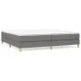 Bettrahmen aus dunkelgrauem Stoff, 200 x 200 cm von vidaXL, Betten und Lattenroste - Ref: Foro24-3120639, Preis: 106,67 €, Ra...