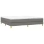 Bettrahmen aus dunkelgrauem Stoff, 200 x 200 cm von vidaXL, Betten und Lattenroste - Ref: Foro24-3120639, Preis: 106,67 €, Ra...