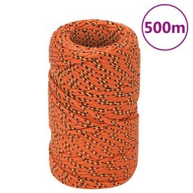 Cuerda de barco polipropileno naranja 2 mm 500 m