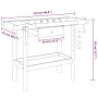 Werkbankschublade und Schrauben Akazienholzbank 124x52x83cm von vidaXL, Arbeitstische - Ref: Foro24-153320, Preis: 209,44 €, ...
