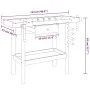 Workbench drawer and screws acacia wood bench 124x52x83cm by vidaXL, Work tables - Ref: Foro24-153320, Price: 204,88 €, Disco...