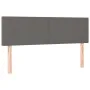 Box spring bed with gray synthetic leather mattress 140x190 cm by vidaXL, Beds and slatted bases - Ref: Foro24-3141003, Price...