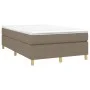 Taupe gray fabric bed frame 120x200 cm by vidaXL, Beds and slatted bases - Ref: Foro24-3120949, Price: 128,43 €, Discount: %