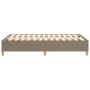 Taupe gray fabric bed frame 120x200 cm by vidaXL, Beds and slatted bases - Ref: Foro24-3120949, Price: 133,74 €, Discount: %
