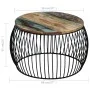 Round coffee table made of recycled solid wood 68x37 cm by vidaXL, Coffee table - Ref: Foro24-243300, Price: 112,25 €, Discou...