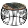 Round coffee table made of recycled solid wood 68x37 cm by vidaXL, Coffee table - Ref: Foro24-243300, Price: 112,25 €, Discou...
