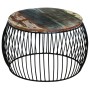 Round coffee table made of recycled solid wood 68x37 cm by vidaXL, Coffee table - Ref: Foro24-243300, Price: 112,26 €, Discou...