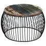 Round coffee table made of recycled solid wood 68x37 cm by vidaXL, Coffee table - Ref: Foro24-243300, Price: 112,25 €, Discou...
