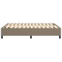 Estructura de cama de tela gris taupe 140x190 cm de vidaXL, Camas y somieres - Ref: Foro24-3120858, Precio: 124,09 €, Descuen...