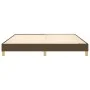 Dark brown fabric bed frame 180x200 cm by vidaXL, Beds and slatted bases - Ref: Foro24-3120633, Price: 112,60 €, Discount: %