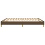 Dark brown fabric bed frame 180x200 cm by vidaXL, Beds and slatted bases - Ref: Foro24-3120633, Price: 114,82 €, Discount: %