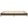 Dark brown fabric bed frame 180x200 cm by vidaXL, Beds and slatted bases - Ref: Foro24-3120633, Price: 112,60 €, Discount: %