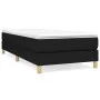 Black fabric bed frame 90x190 cm by vidaXL, Beds and slatted bases - Ref: Foro24-3120576, Price: 74,04 €, Discount: %