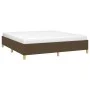 Dark brown fabric bed frame 180x200 cm by vidaXL, Beds and slatted bases - Ref: Foro24-3120980, Price: 133,18 €, Discount: %