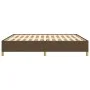 Dark brown fabric bed frame 180x200 cm by vidaXL, Beds and slatted bases - Ref: Foro24-3120980, Price: 133,18 €, Discount: %