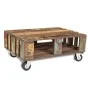 Couchtisch mit 4 Rädern aus recyceltem Holz von vidaXL, Couchtisch - Ref: Foro24-240949, Preis: 191,46 €, Rabatt: %