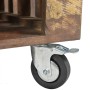 Coffee table with 4 recycled wood wheels by vidaXL, Coffee table - Ref: Foro24-240949, Price: 204,01 €, Discount: %