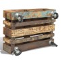 Couchtisch mit 4 Rädern aus recyceltem Holz von vidaXL, Couchtisch - Ref: Foro24-240949, Preis: 204,01 €, Rabatt: %