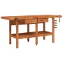 Banco de trabajo cajones y tornillos banco madera 192x62x83 cm de vidaXL, Mesas de trabajo - Ref: Foro24-153325, Precio: 333,...