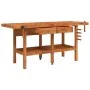 Workbench with drawers and screws, wooden bench 192x62x83 cm. by vidaXL, Work tables - Ref: Foro24-153325, Price: 326,97 €, D...