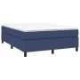 Blue taupe gray fabric bed frame 140x200 cm by vidaXL, Beds and slatted bases - Ref: Foro24-3120868, Price: 112,72 €, Discoun...