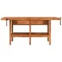 Workbench with drawers and screws, wooden bench 192x62x83 cm. by vidaXL, Work tables - Ref: Foro24-153325, Price: 326,97 €, D...