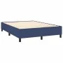 Blue taupe gray fabric bed frame 140x200 cm by vidaXL, Beds and slatted bases - Ref: Foro24-3120868, Price: 112,72 €, Discoun...