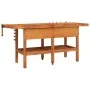 Workbench with drawers and screws, wooden bench 192x62x83 cm. by vidaXL, Work tables - Ref: Foro24-153325, Price: 326,97 €, D...