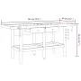 Workbench with drawers and screws, wooden bench 192x62x83 cm. by vidaXL, Work tables - Ref: Foro24-153325, Price: 326,97 €, D...