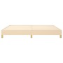Cream fabric bed frame 200x200 cm by vidaXL, Beds and slatted bases - Ref: Foro24-3120643, Price: 119,23 €, Discount: %