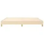 Cream fabric bed frame 200x200 cm by vidaXL, Beds and slatted bases - Ref: Foro24-3120643, Price: 114,48 €, Discount: %