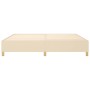 Cream fabric bed frame 200x200 cm by vidaXL, Beds and slatted bases - Ref: Foro24-3120990, Price: 128,10 €, Discount: %