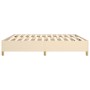 Cream fabric bed frame 200x200 cm by vidaXL, Beds and slatted bases - Ref: Foro24-3120990, Price: 128,10 €, Discount: %