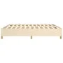 Estructura de cama de tela color crema 200x200 cm de vidaXL, Camas y somieres - Ref: Foro24-3120990, Precio: 126,30 €, Descue...