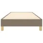 Taupe gray fabric bed frame 90x200 cm by vidaXL, Beds and slatted bases - Ref: Foro24-3120586, Price: 76,13 €, Discount: %