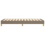 Taupe gray fabric bed frame 90x200 cm by vidaXL, Beds and slatted bases - Ref: Foro24-3120586, Price: 80,05 €, Discount: %