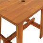 Rectangular stool solid acacia wood 45x29x45 cm by vidaXL, Folding stools and chairs - Ref: Foro24-153330, Price: 38,30 €, Di...