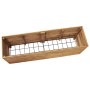 Raised flowerbed in recycled teak wood and steel 150x40x55 cm by vidaXL, Pots and planters - Ref: Foro24-47426, Price: 247,82...