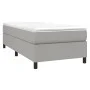 Light gray fabric bed frame 90x190 cm by vidaXL, Beds and slatted bases - Ref: Foro24-3120822, Price: 88,32 €, Discount: %