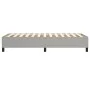Estructura de cama de tela gris claro 90x190 cm de vidaXL, Camas y somieres - Ref: Foro24-3120822, Precio: 88,32 €, Descuento: %