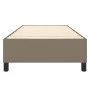 Taupe gray fabric bed frame 100x200 cm by vidaXL, Beds and slatted bases - Ref: Foro24-3120842, Price: 84,55 €, Discount: %