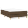 Dark brown fabric bed frame 120x200 cm by vidaXL, Beds and slatted bases - Ref: Foro24-3120601, Price: 100,03 €, Discount: %