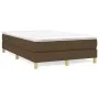Dark brown fabric bed frame 120x200 cm by vidaXL, Beds and slatted bases - Ref: Foro24-3120601, Price: 96,00 €, Discount: %
