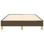 Dark brown fabric bed frame 120x200 cm by vidaXL, Beds and slatted bases - Ref: Foro24-3120601, Price: 96,00 €, Discount: %