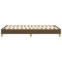 Dark brown fabric bed frame 120x200 cm by vidaXL, Beds and slatted bases - Ref: Foro24-3120601, Price: 100,03 €, Discount: %