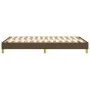 Dark brown fabric bed frame 120x200 cm by vidaXL, Beds and slatted bases - Ref: Foro24-3120601, Price: 96,00 €, Discount: %